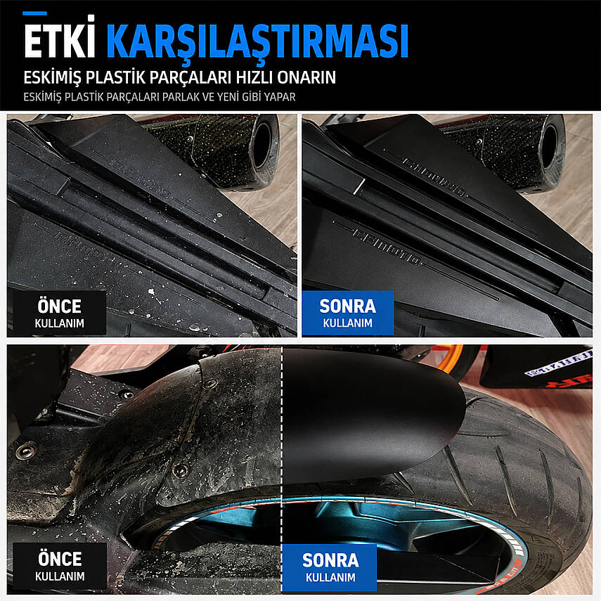 M310 KOBY PLASTİK PARLATICI SPREY 250ML - 3