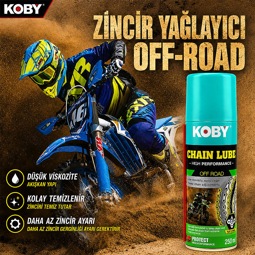 M322 KOBY ZİNCİR YAĞLAYICI OFF-ROAD SPREY 450ML - 2