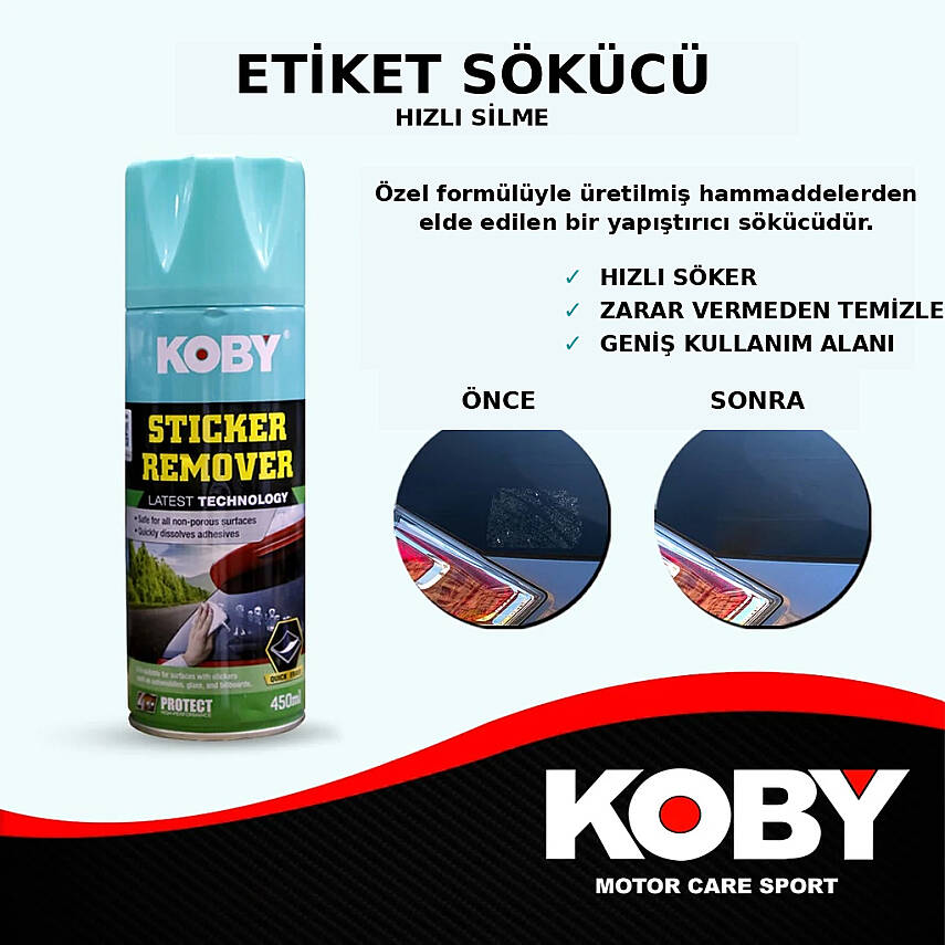 M331 KOBY ETİKET SÖKÜCÜ SPREY 450ML - 3