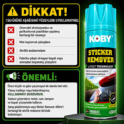 M331 KOBY ETİKET SÖKÜCÜ SPREY 450ML - 4