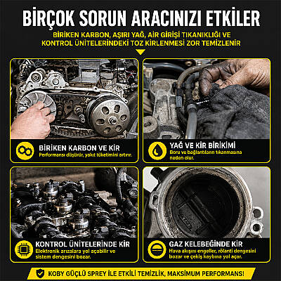 M332 KOBY CVT TEMİZLEME SPREYİ 600ML - 4