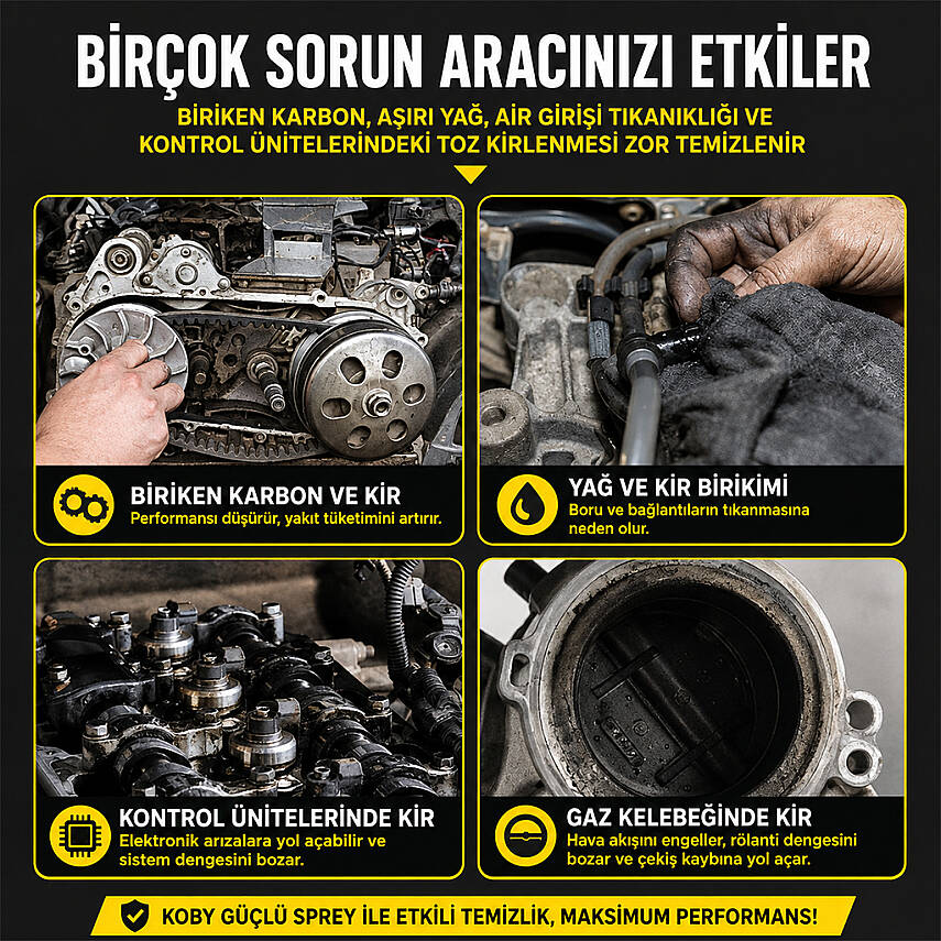 M332 KOBY CVT TEMİZLEME SPREYİ 600ML - 4