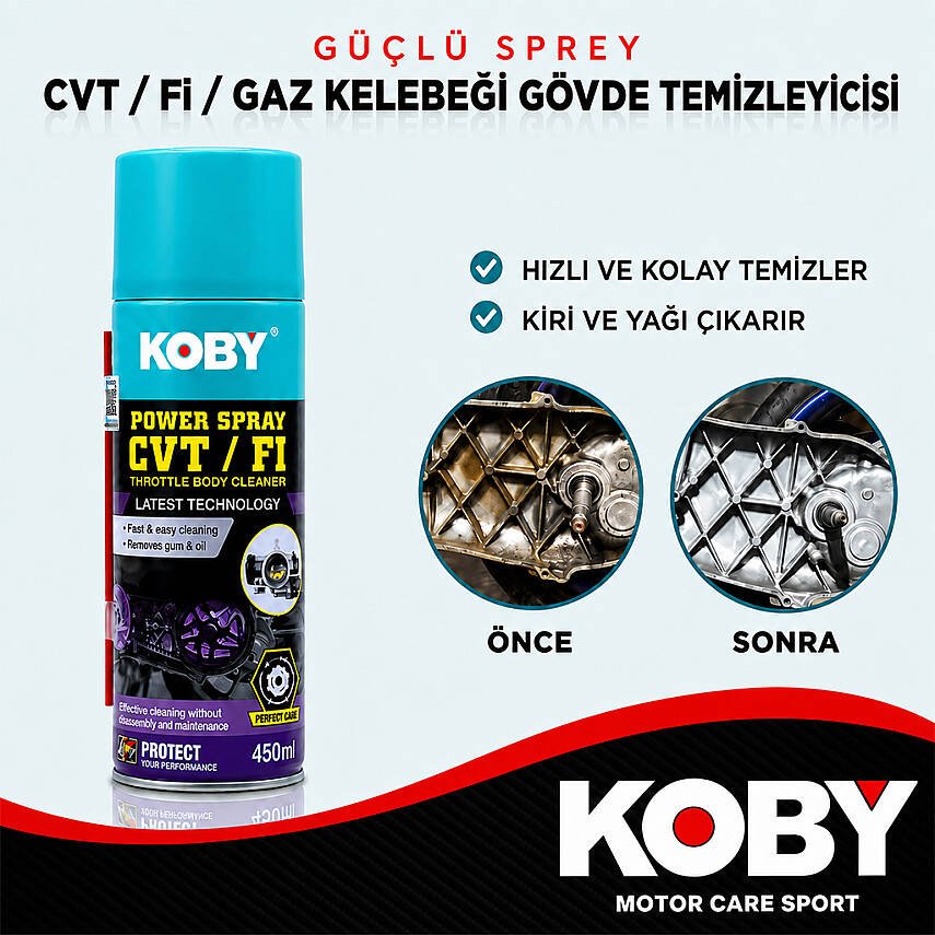 M332 KOBY CVT TEMİZLEME SPREYİ 600ML - 2