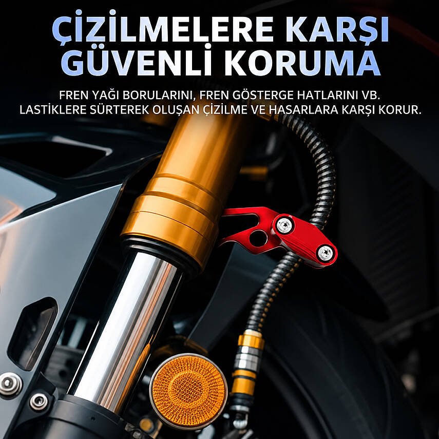 PH-179 HONDA PCX CNC FREN HORTUM KELEPÇESİ MOR - 2