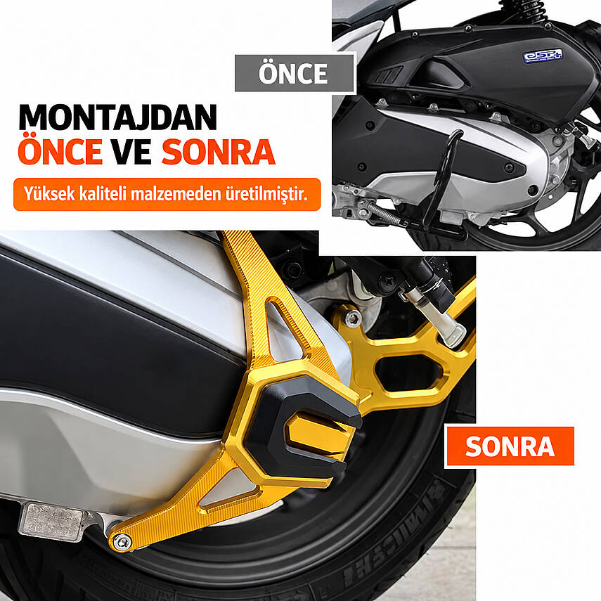 PH-180 HONDA PCX CNC VARYATÖR KORUMA TAKOZU MOR - 2