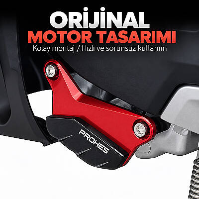 PH-182 HONDA PCX CNC ŞANZIMAN ALT KORUMA KAPAĞI SARI (1)