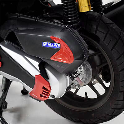 PH-183 HONDA PCX CNC HAVA FİLTRESİ KAPAK KORUMA KIRMIZI (1)
