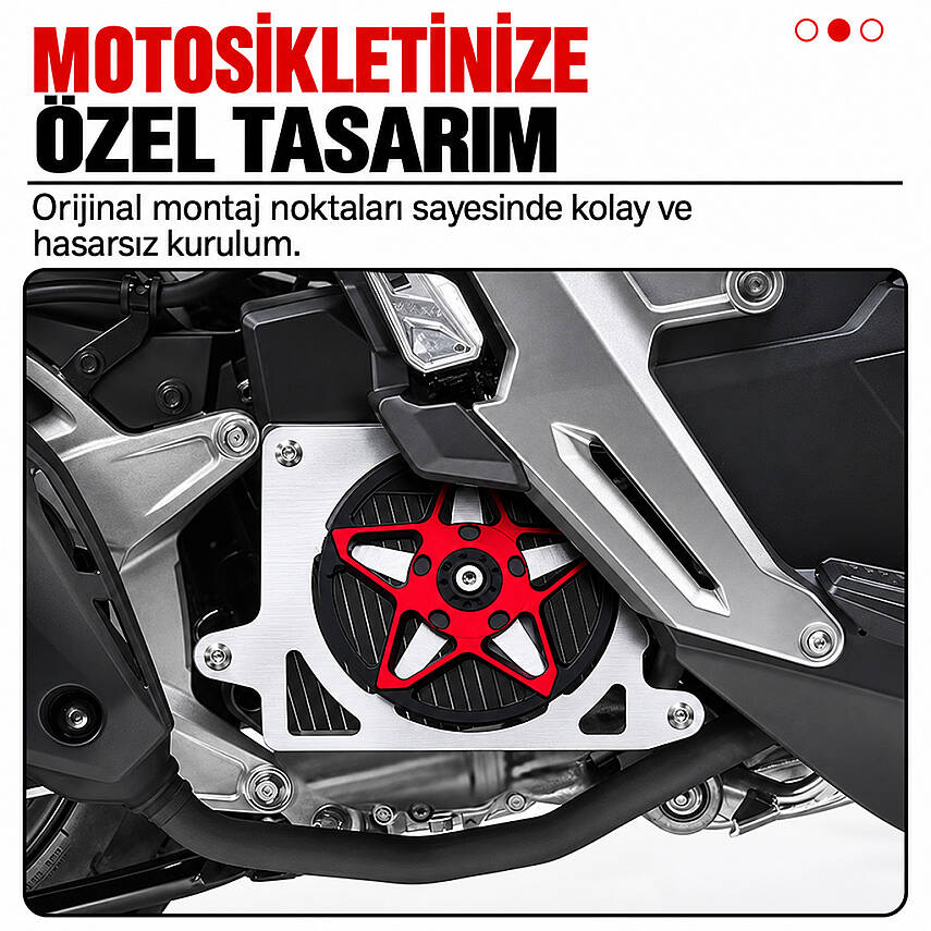 PH-186 HONDA PCX RADYATÖR KORUMA MAVİ - 2
