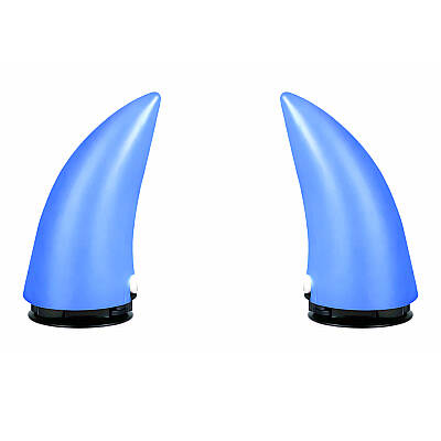 PH-346 IŞIKLI SARJLI KASK BOYNUZU MAVİ 