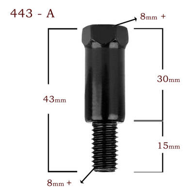 PH-443-A AYNA DÖNÜŞTÜRÜCÜ APARAT UZUN 8+ / 8+