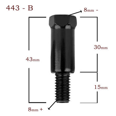 PH-443-B AYNA DÖNÜŞTÜRÜCÜ APARAT UZUN 8+ / 8-