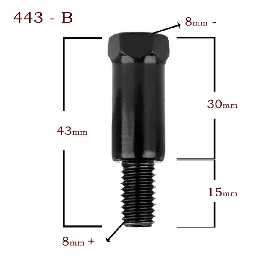PH-443-B AYNA DÖNÜŞTÜRÜCÜ APARAT UZUN 8+ / 8- - 1