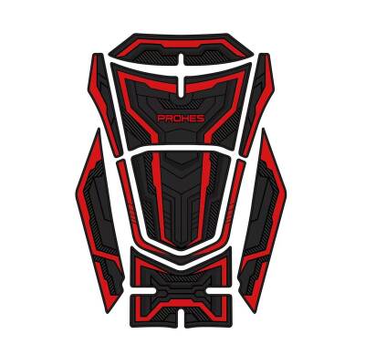 PH-701 PCX 2021-2024 KAUÇUK TANKPAD TAKIMI KIRMIZI