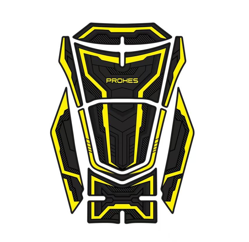 PH-701 PCX 2021-2024 KAUÇUK TANKPAD TAKIMI SARI - 1