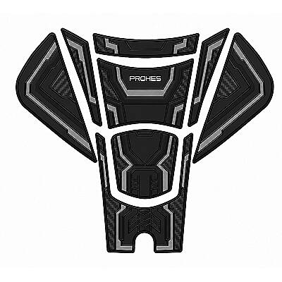 PH-702 PCX 2025-2026 KAUÇUK TANKPAD TAKIMI GRİ