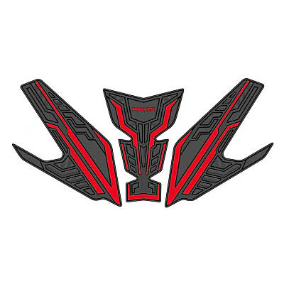 PH-715 YAMAHA R25 KAUÇUK TANKPAD KIRMIZI