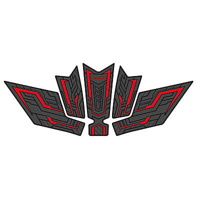 PH-717 CFMOTO NK250 KAUÇUK TANKPAD KIRMIZI